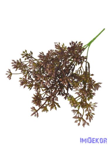 Műzöld bogyós díszítő csokor 32cm 3108 - Sötét Barna