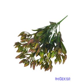 Bimbós műzöld csokor 32cm 3111 - Barna