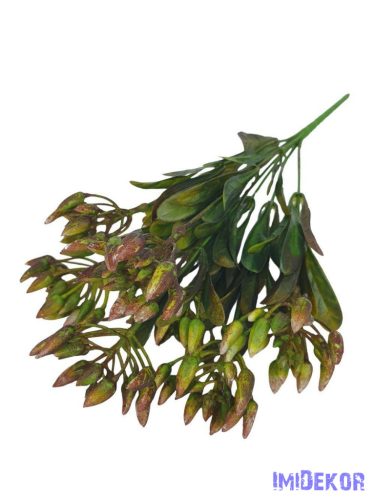 Bimbós műzöld csokor 32cm 3111 - Barna