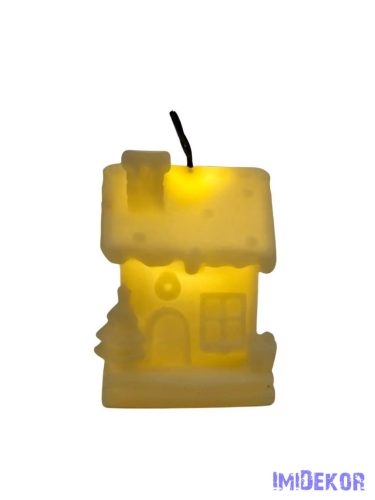 Led gyertya - Mézeskalács házikó
