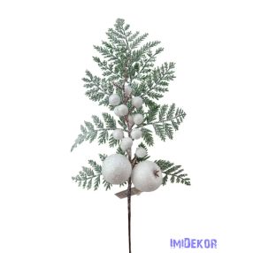 Csillámos havas páfrány levél