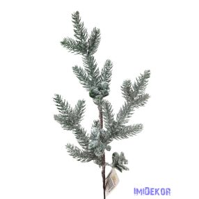 Csillámos hódarás fenyőág