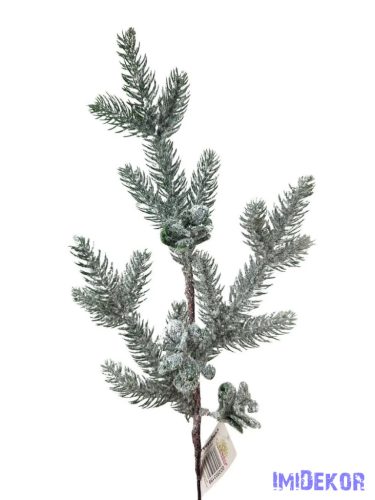 Csillámos hódarás fenyőág