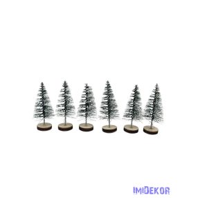 Talpas fenyő 6,5 cm*6 db - Sötét Zöld