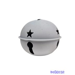 Matt fém bergő 8 cm - Fehér