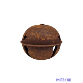 Matt fém bergő 8 cm - Rozsdás