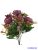 Peónia selyemvirág csokor kiegészítőkkel 35cm - Bordó