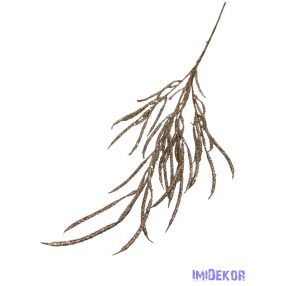 Glitteres ág hosszúkás 80 cm - Pezsgő