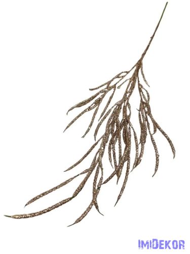 Glitteres ág hosszúkás 80 cm - Pezsgő