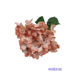   Hortenzia 5 fejes erezett művirág csokor 44cm - Antik Barack