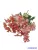 Kis virágos selyemvirág csokor 35cm - Halvány Korall