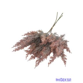 Bolyhos műzöld csokor 41cm 3322 - Rozsda