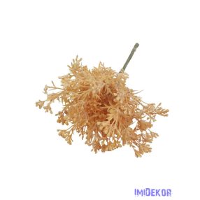 Bolyhos műzöld csokor 36cm 3323 - Napsárga