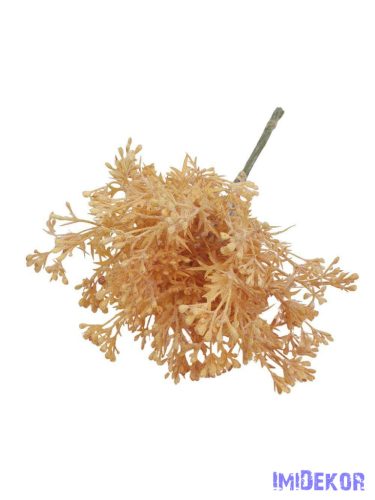 Bolyhos műzöld csokor 36cm 3323 - Napsárga