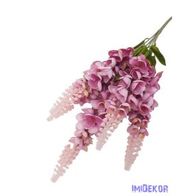 Gyűszűvirág 5 ágú selyem csokor 55cm - Mályva