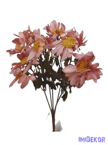 Antik színű kis csokor 28cm - Rózsaszín