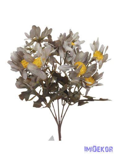 Antik színű kis csokor 28cm - Szürke