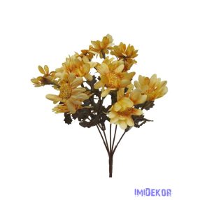 Antik színű kis csokor 28cm - Krém