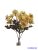 Antik színű kis csokor 28cm 3353 - Krém