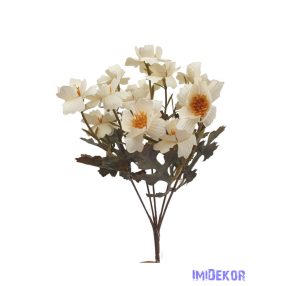 Antik színű kis csokor 28cm 3353 - Törtfehér