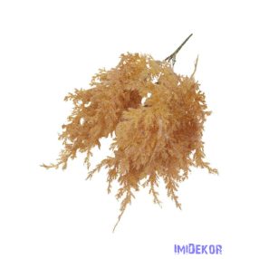 Bolyhos műzöld csokor 34cm 3354 - Napsárga