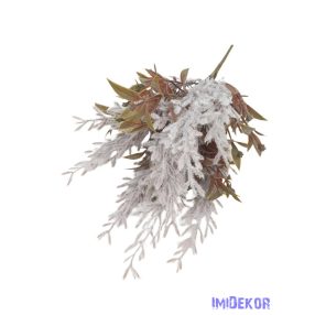 Bolyhos műzöld csokor 32cm 3355 - Szürke