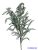 Csillámos real touch norfolk fenyőág tobozzal