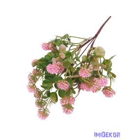 Műzöld csokor 36cm 3370 - Rózsaszín