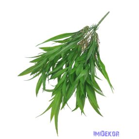 Műzöld leveles csokor 42cm 3371 - Sötét Zöld