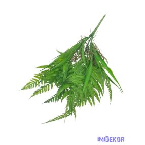 Műzöld leveles csokor 42cm 3374 - Sötét Zöld