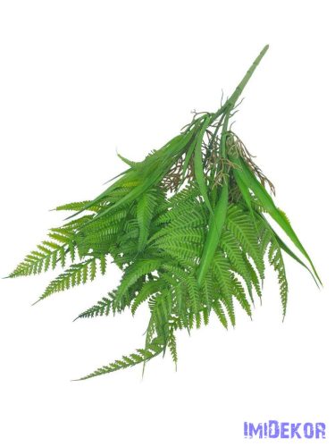 Műzöld leveles csokor 42cm 3374 - Sötét Zöld