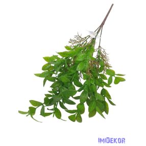 Műzöld leveles csokor 46cm 3376 - Sötét Zöld