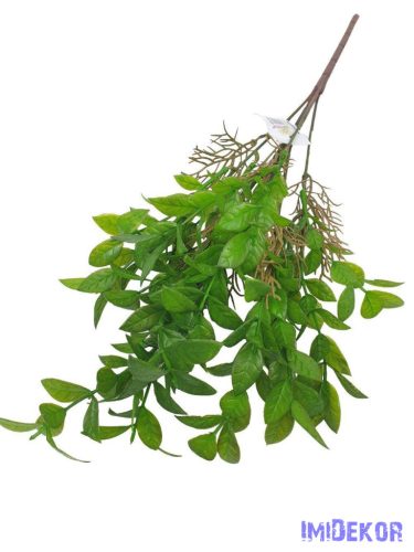 Műzöld leveles csokor 46cm 3376 - Sötét Zöld