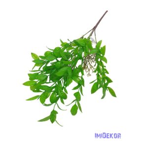 Műzöld leveles csokor 46cm 3376 - Közép Zöld
