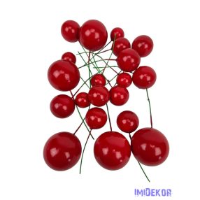 Drótos gömb mix - Piros