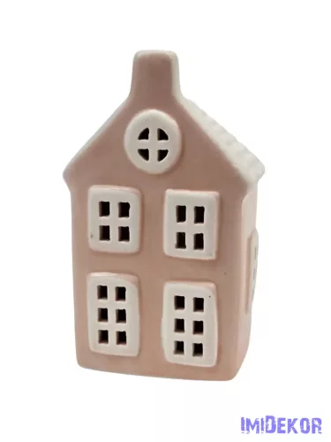 Kerámia ház 11 cm - Kéményes púder