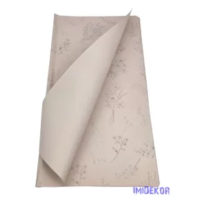 Fólia ív 57x56cm 20db/csomag Vegyes virágmintás - Drapp