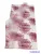 Fólia ív 57x56cm 20db/csomag Hibiszkusz virágmintás - Bordó