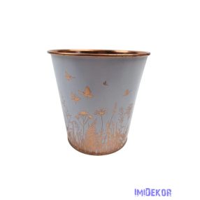 Mintás bádog vödör 10cm - 149