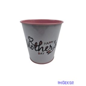 Mintás bádog vödör 10cm - 151