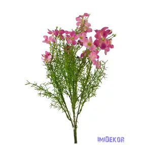 Apró virágos műzöld csokor 40cm - Pink