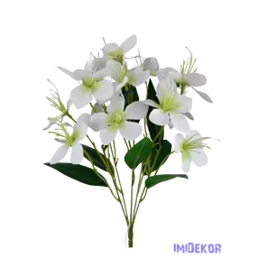 Vegyes színű kicsi csokor 34 cm - Fehér