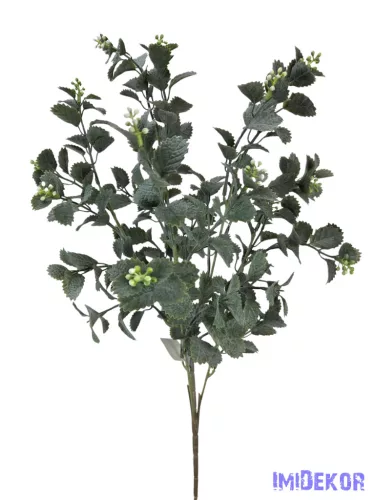 Műzöld leveles csokor 55 cm - Hamvas Zöld