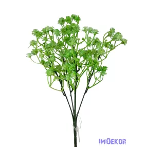 Műzöld művirágos csokor 30 cm - Zöld
