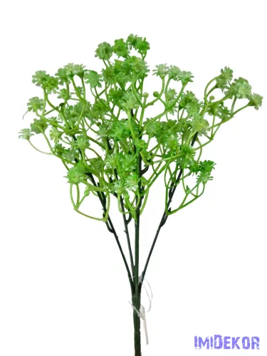 Műzöld művirágos csokor 30 cm - Zöld