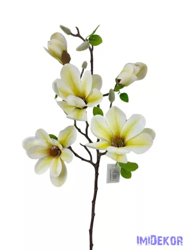 Magnólia ág 70cm - Krém