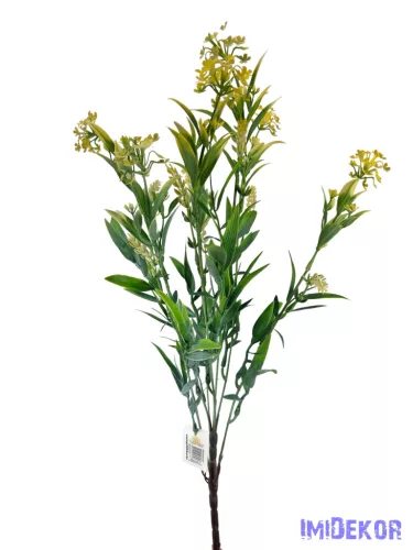 Műzöld színes csokor 54 cm - Sárga