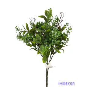 Vegyes műzöld csokor 40 cm - Zöld
