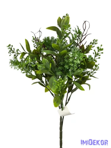 Vegyes műzöld csokor 40 cm - Zöld