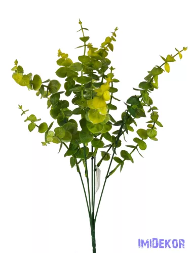 Műzöld eukaliptusz 38 cm - Sárga